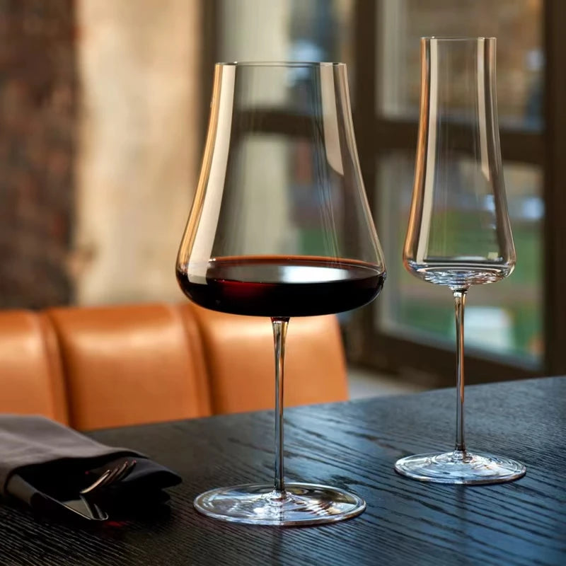 Ultrathin Crystal Wine Glasses Party Stemware Universal Wineglass Volcano Grand Cru Bordeaux Goblet Champagne Cup